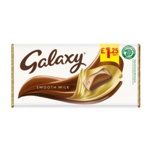 Galaxy Smooth Milk Chocolate Sharing Bar (Price Marked) 100g x 24